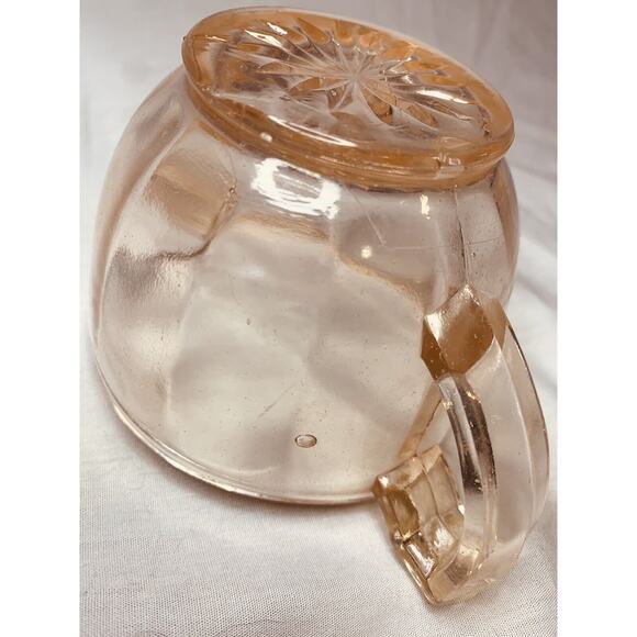 Anchor Hocking Pink Depression Glass Sugar Bowl Dish Vintage Small Two Handles - Picture 5 of 6